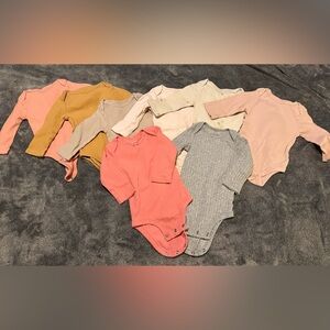 Baby Girl 3-6 month Onsie Bodysuit Bundle